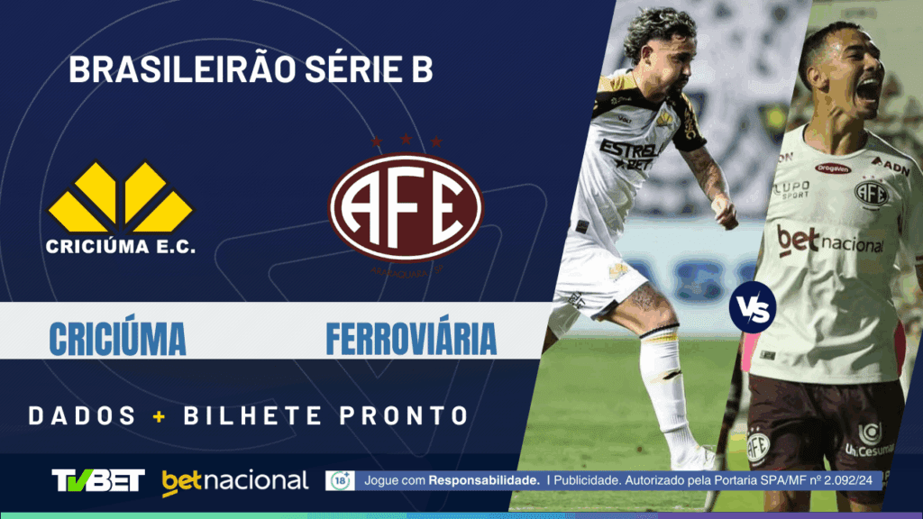Criciúma x Ferroviária (Série B)