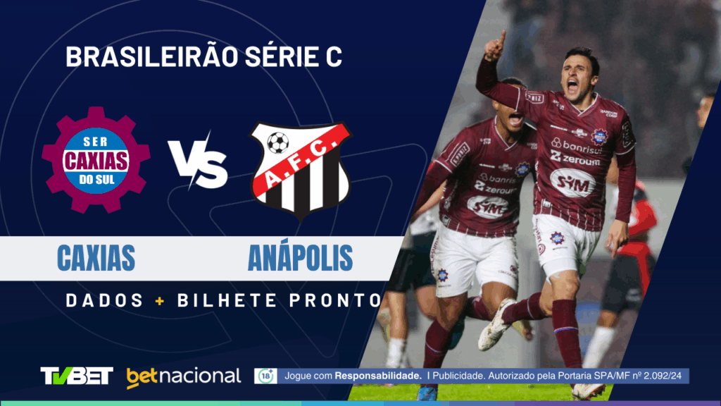 Caxias x Anápolis - Série C 2025