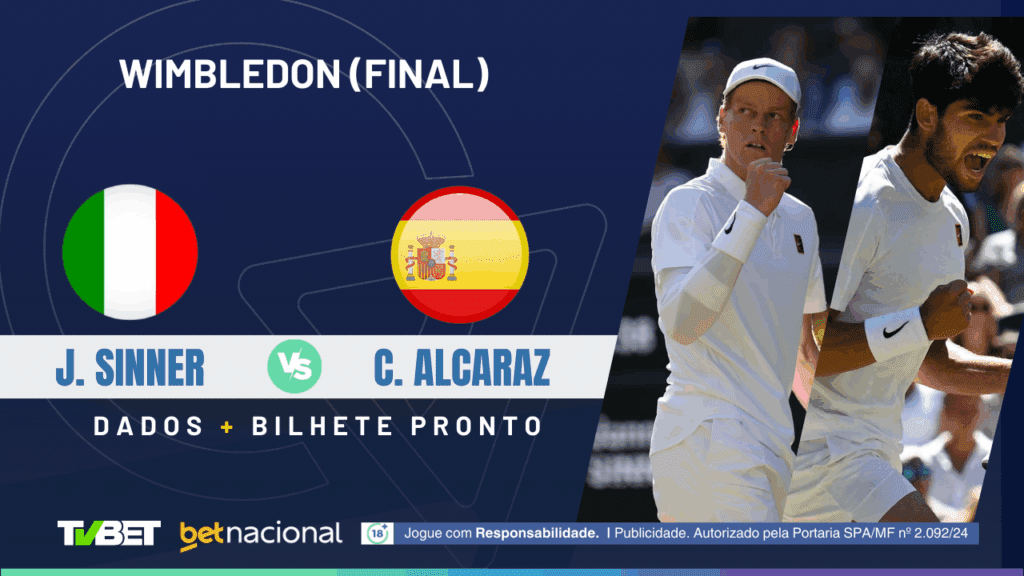Sinner x Alcaraz - Wimbledon 2025