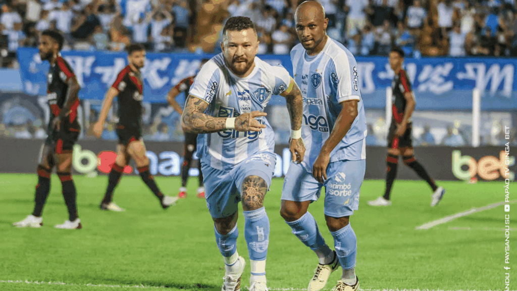 Rossi marcou um dos gols do Paysandu contra o Atlético-GO