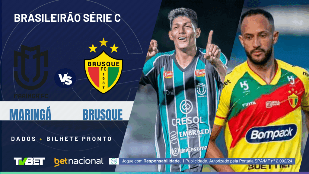 Maringá x Brusque (Série C).