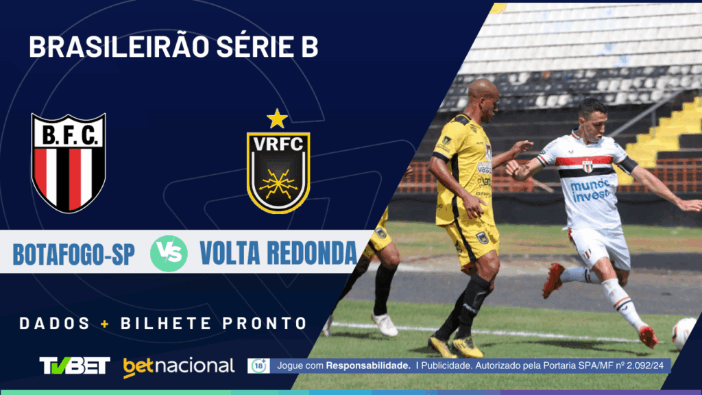 Bota-SP x Volta Redonda (Série B).