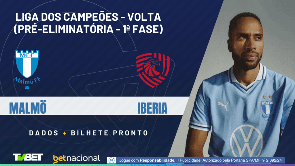 Malmö x Iberia (Champions League).