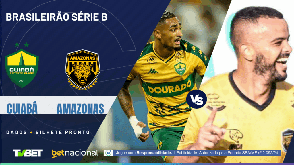 Cuiabá x Amazonas (Série B).