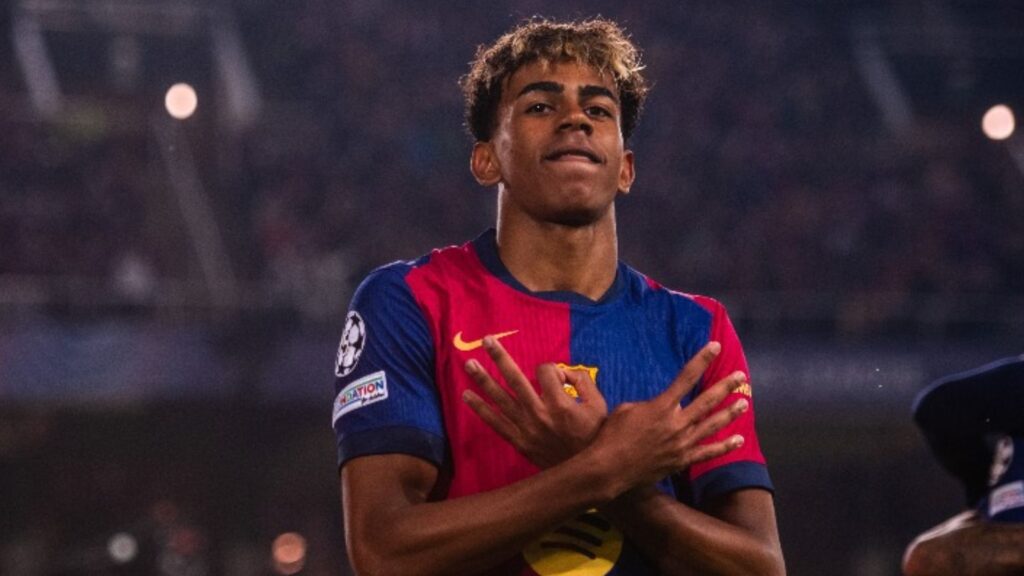 Lamine Yamal, atacante do Barcelona