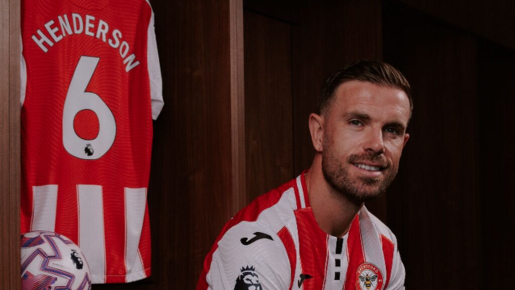 Jordan Henderson é o novo reforço do Brentford
