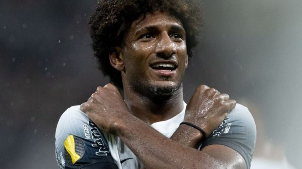 Talles Magno marcou o gol da vitória do Corinthians sobre o Ceará (Foto: Reprodução)