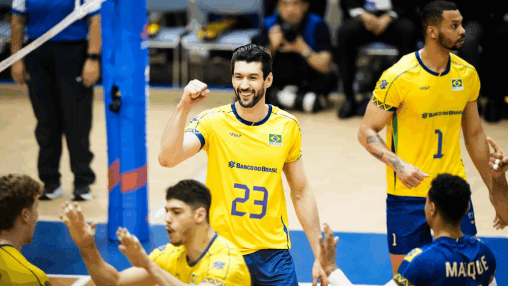 Flávio foi o destaque da vitória brasileira diante do Japão