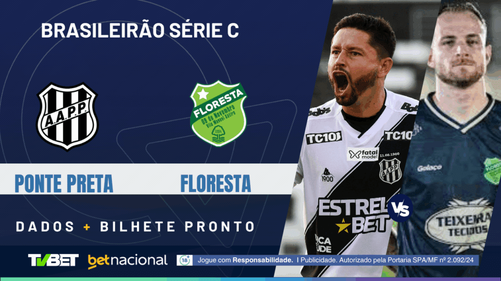 Ponte Preta x Floresta (Série C).