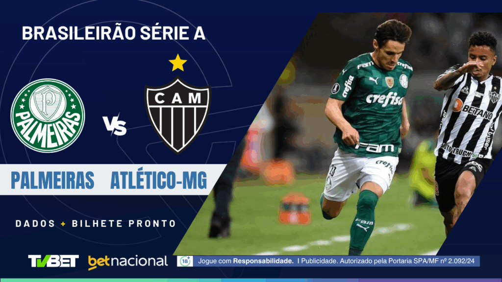 Palmeiras x Atlético-MG (Série A).