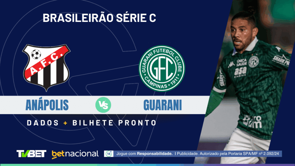 Anápolis x Guarani - Série C 2025