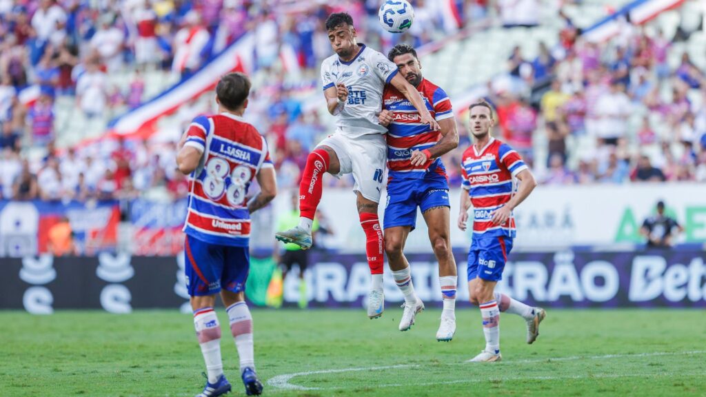Fortaleza e Bahia empataram pelo Brasileirão (Foto: Rafael Rodrigues/ECB)