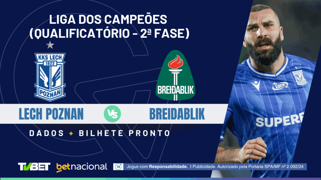 Lech Poznań x Breidablik - UCL 2025/26
