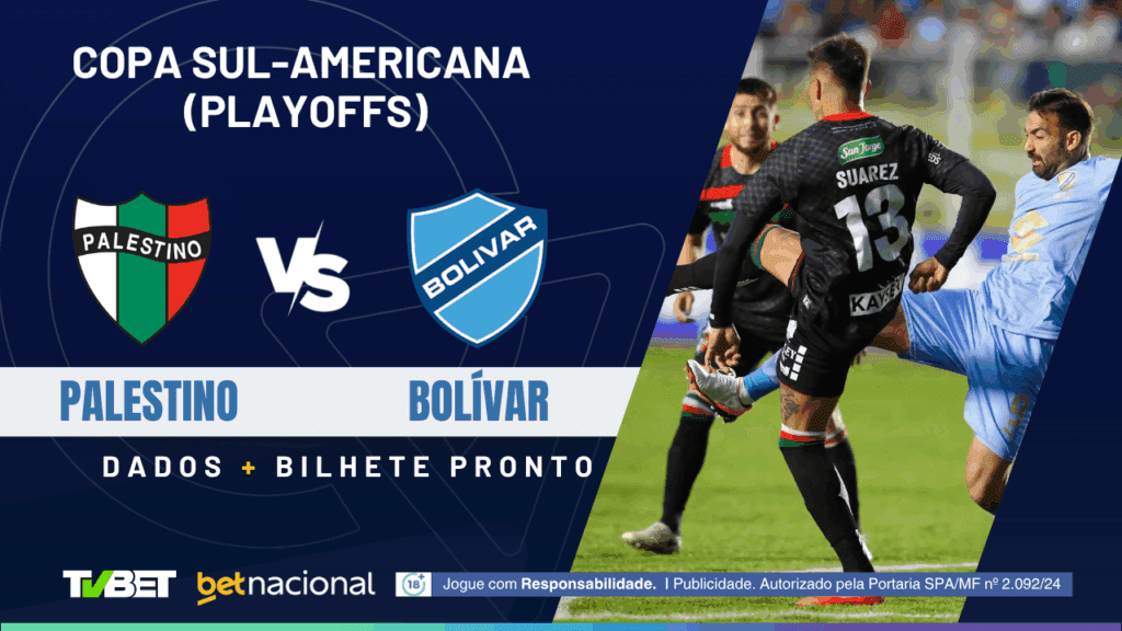 Palestino x Bolívar - Copa Sul-Americana 2025