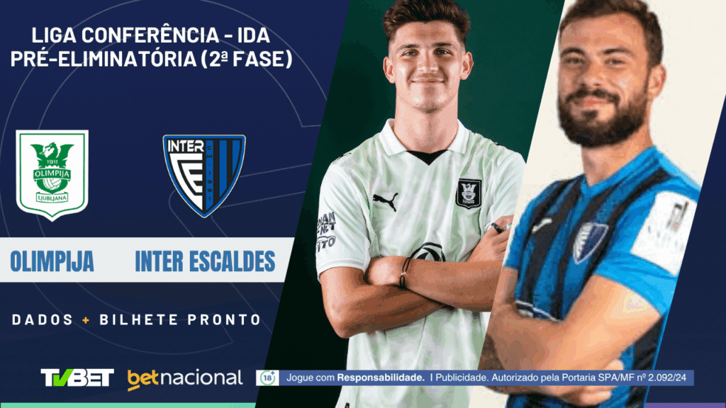 Olimpija x Inter Escaldes (Liga Conferência).