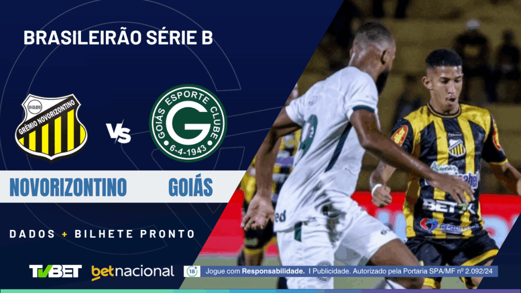 Novorizontino x Goiás (Série B).