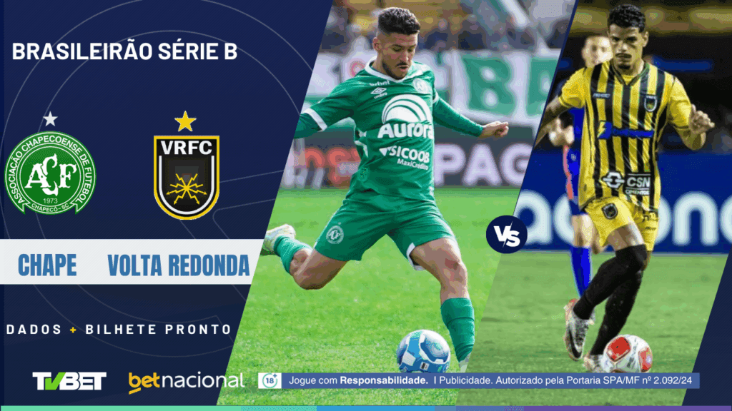 Chape x Volta Redonda (Série B).