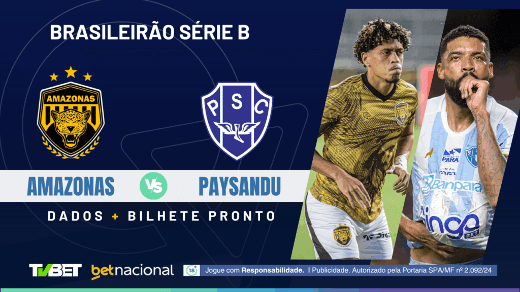 Amazonas x Paysandu - Série B 2025