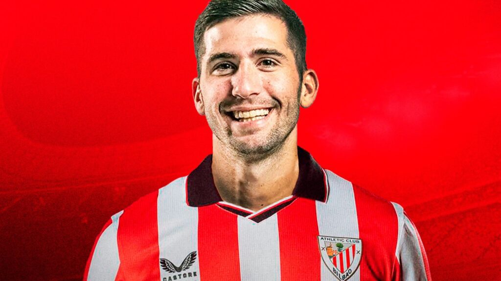 Jesús Areso, novo reforço do Athletic Bilbao (Foto: Divulgação)