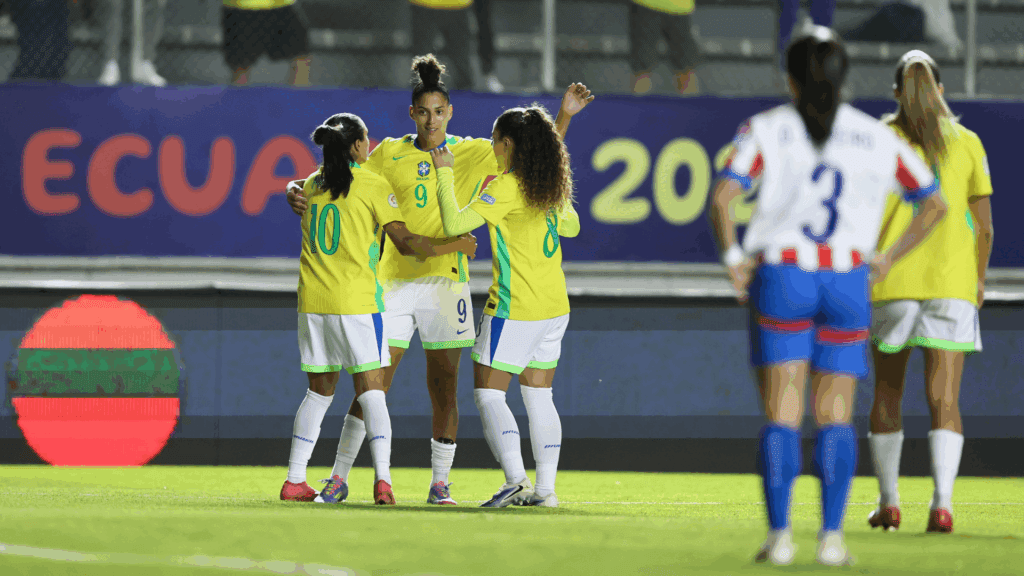 Brasil bate Paraguai com tranquilidade pela Copa América Feminina