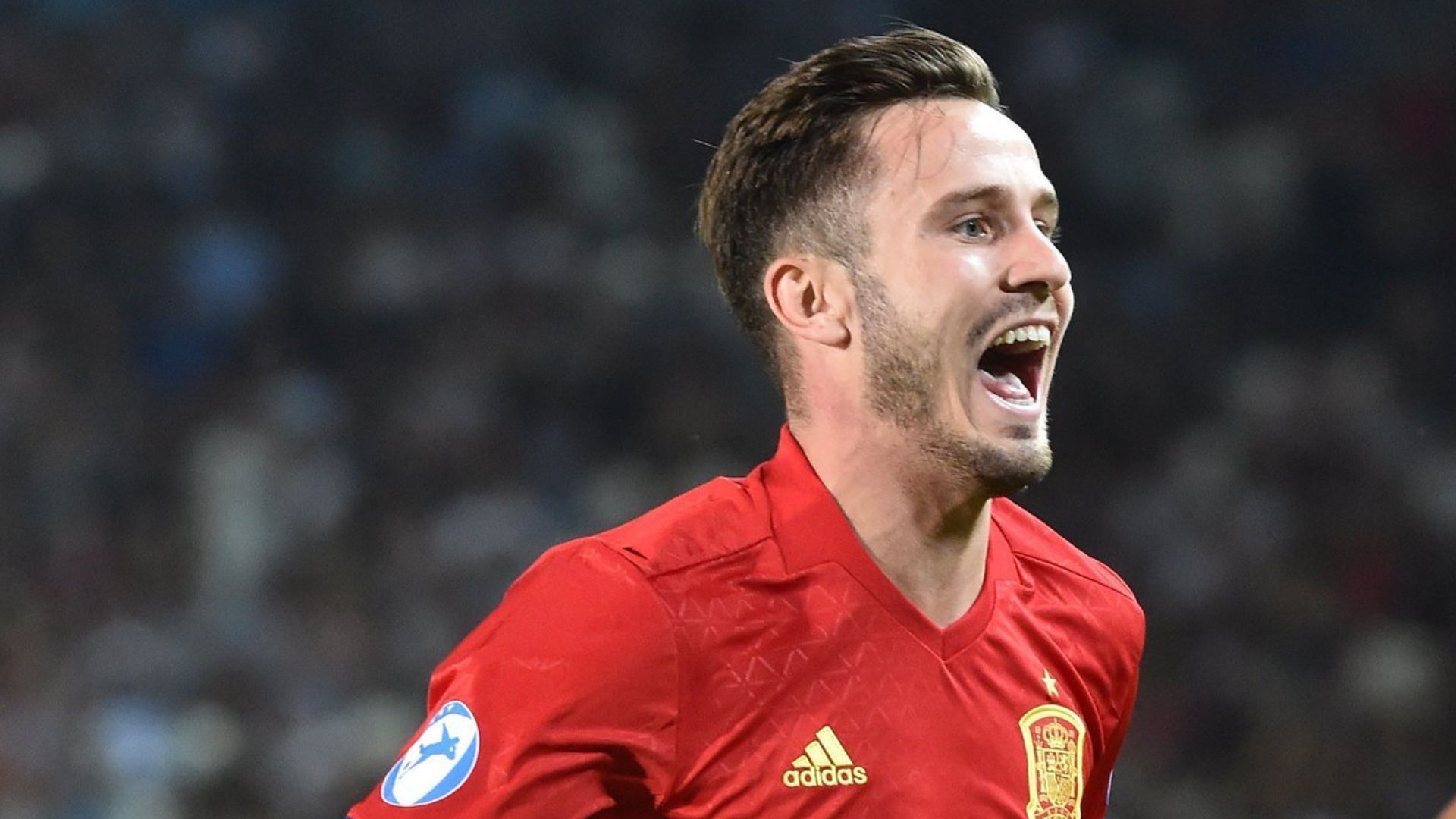 Saúl em campo pela Espanha