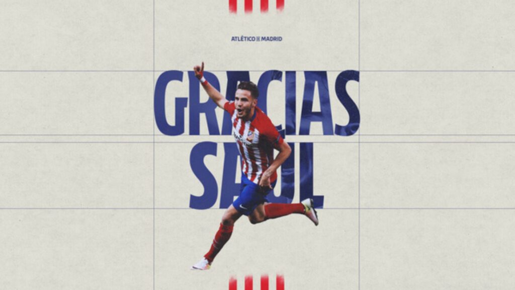 Atlético de Madrid agradeceu Saúl