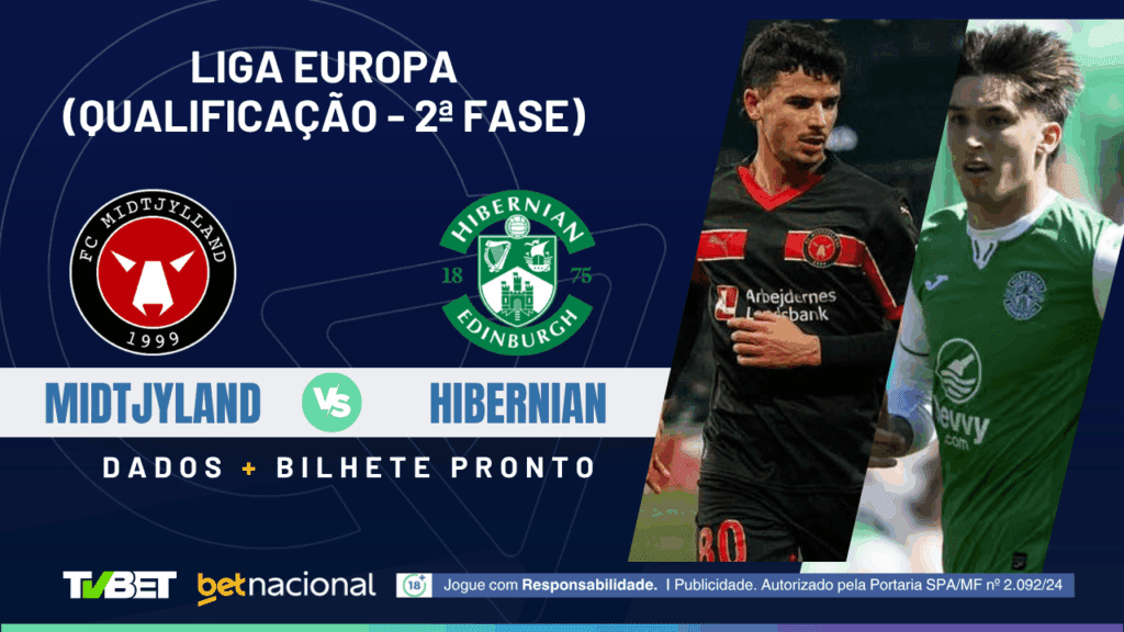Midtjyland x Hibernian - Europa League 2025