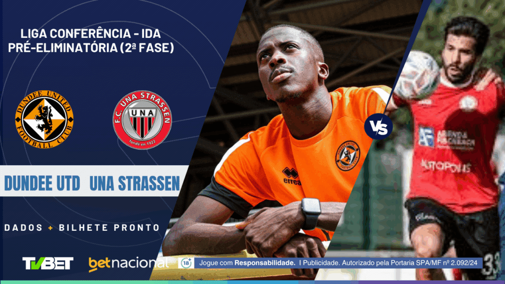 Dundee United x UNA Strassens (Liga Conferência).