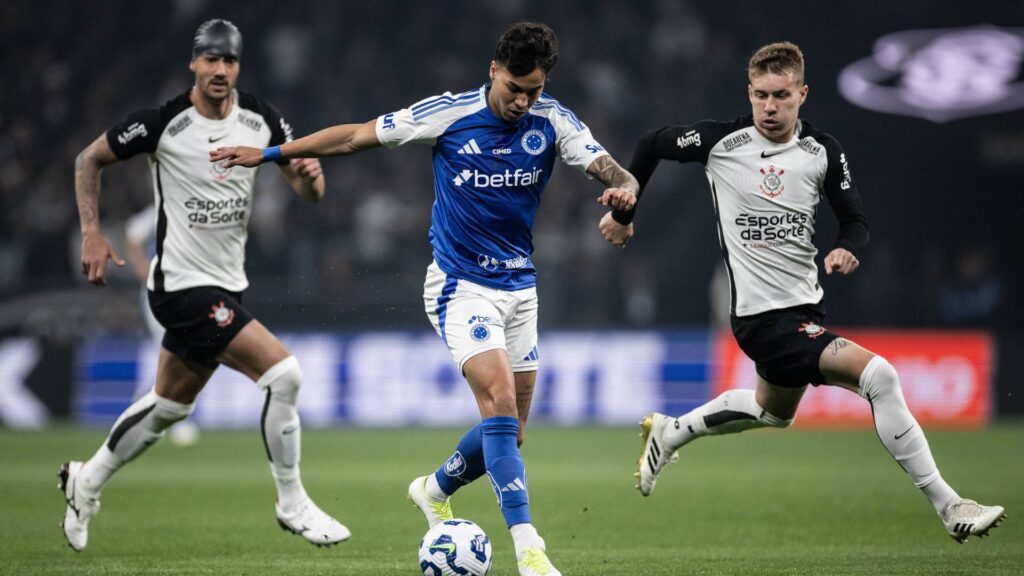 O Cruzeiro não saiu do 0x0 na Neo Química Arena. Foto: Foto: Marco Galvão/Cruzeiro