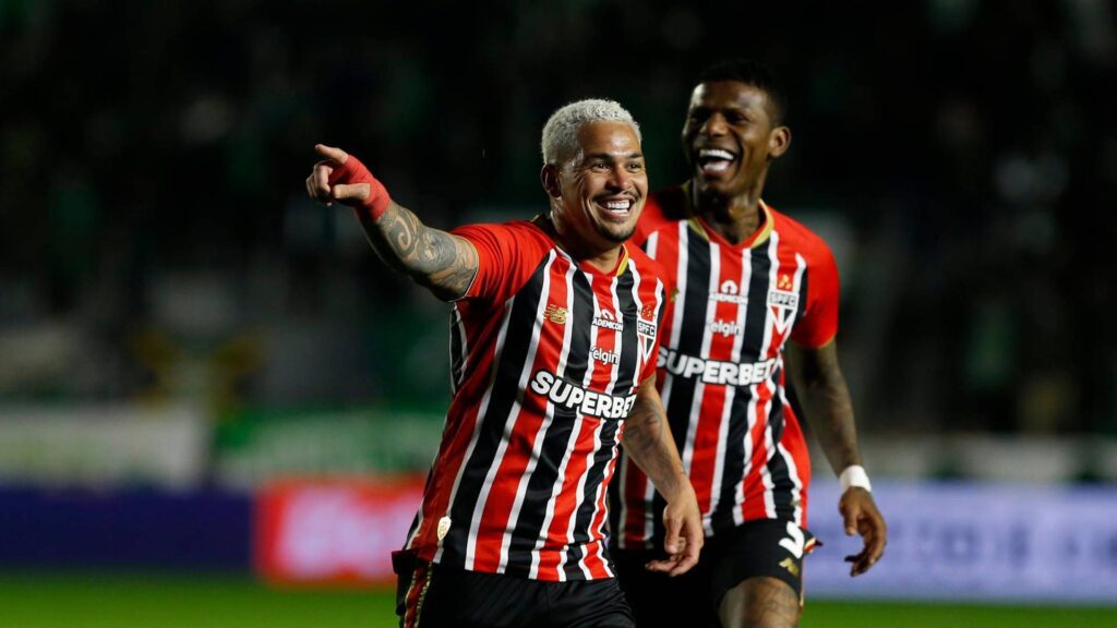 Luciano marcou o gol da vitória contra o Juventude. Foto: Rubens Chiri / São Paulo FC