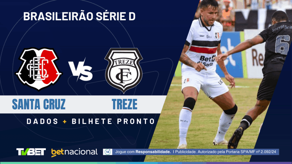 Santa Cruz x Treze - Série D 2025