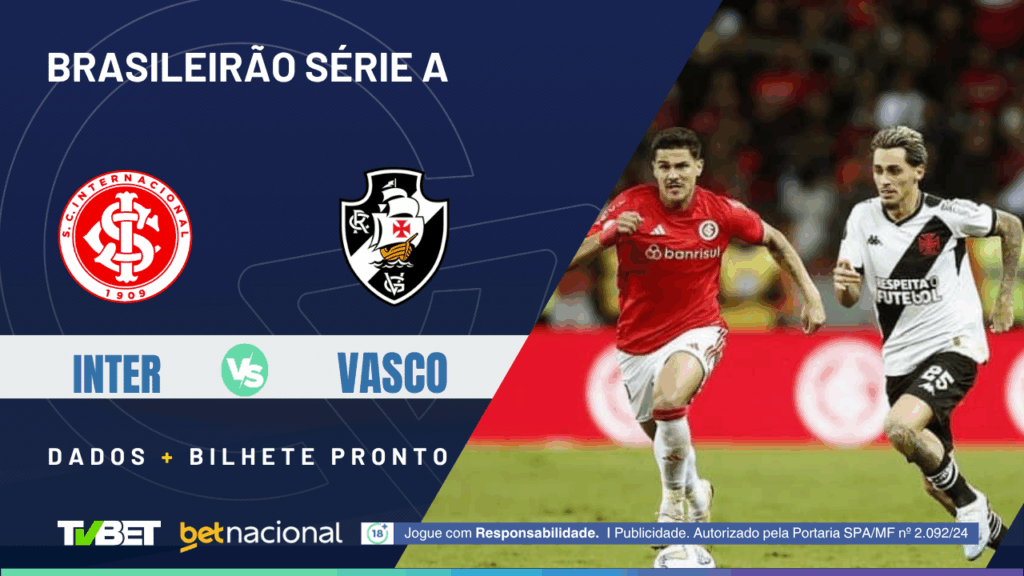 Internacional x Vasco (Série A).
