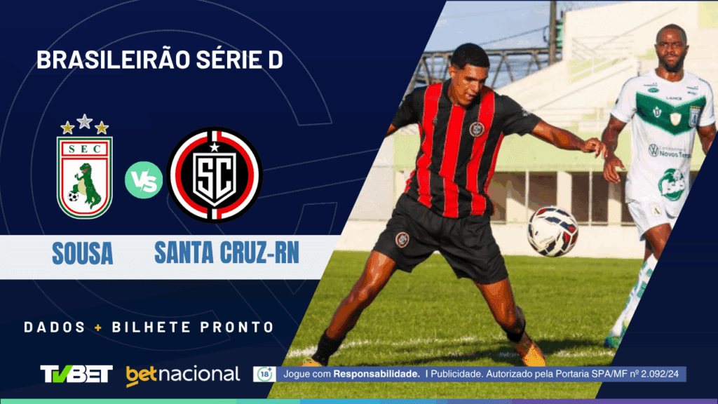 Sousa x Santa Cruz-RN (Série D).