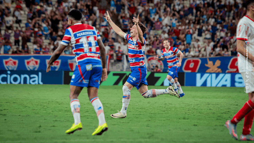Lucca Prior marcou seu primeiro gol como profissional no Fortaleza