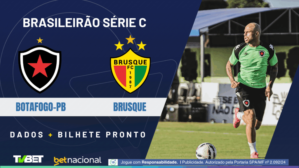 Botafogo-PB x Brusque (Série C).