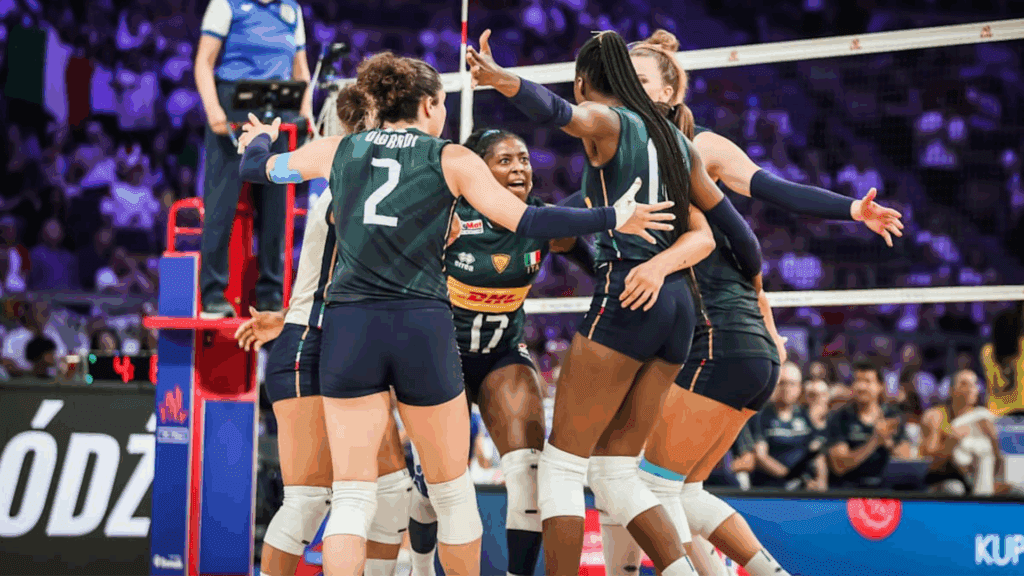 Itália bate Brasil conquista mais um título da VNL