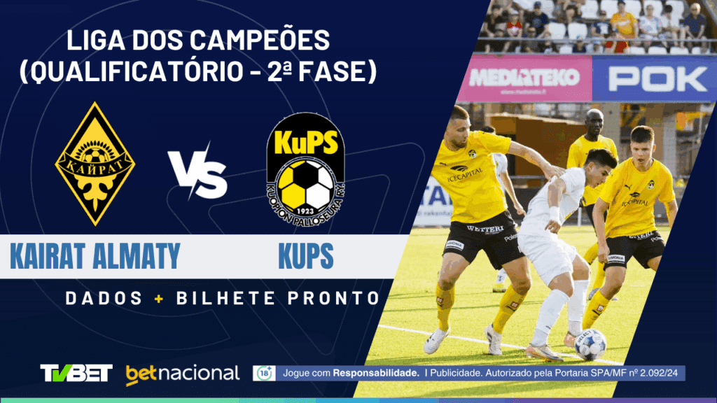 Kairat Almaty x KuPS - UCL 2025/26