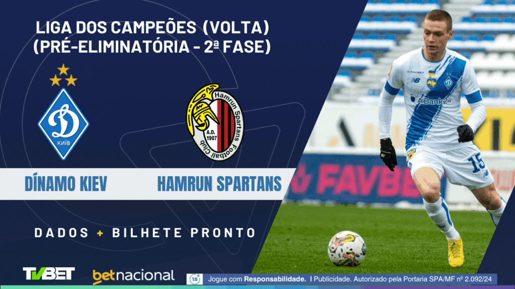 Dínamo Kiev x Hamrun Spartans (Champions).