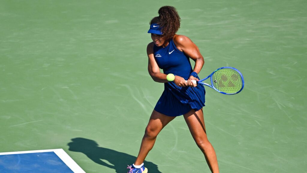 Naomi Osaka derrotou com facilidade a canadense Ariana Arseneault sua primeira vitória em Montreal. Foto: Minas Panagiotakis / GETTY IMAGES NORTH AMERICA / Getty Images via AFP