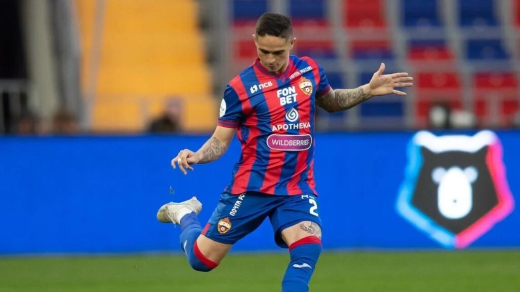 Khellven em campo pelo CSKA
