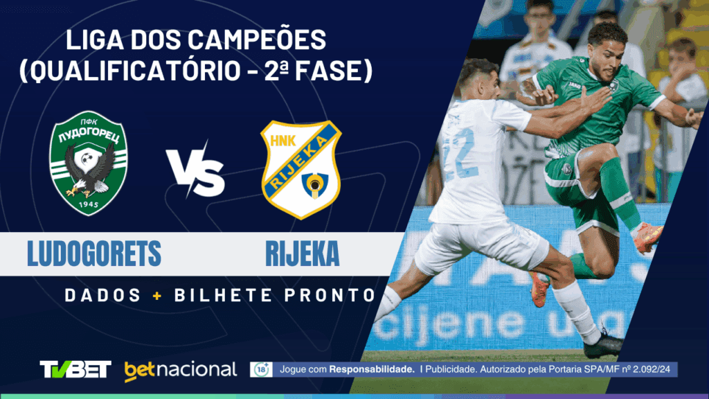 Ludogorets x Rijeka - UCL 2025/26