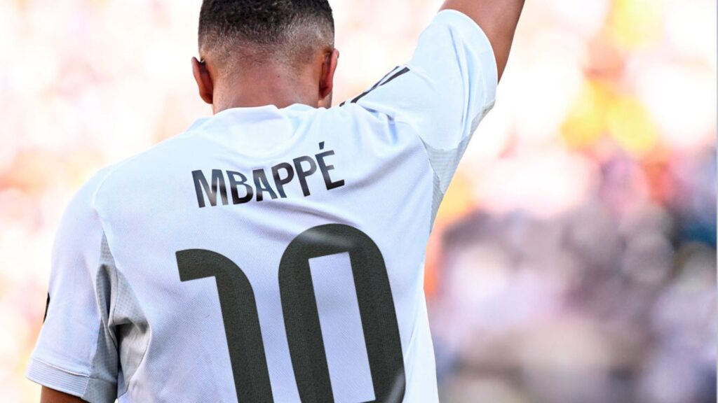 Mbappé será o novo camisa 10 do Real Madrid (Foto: Reprodução)