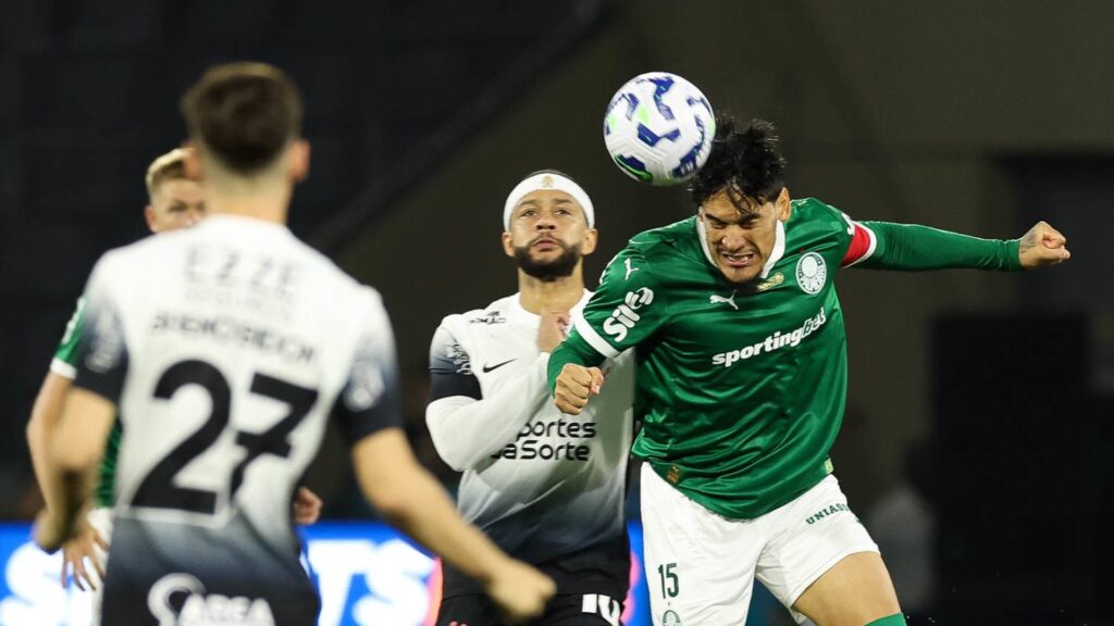 Palmeiras e Corinthians entram em campo nesta quarta-feira (29). Foto: Cesar Greco/Palmeiras