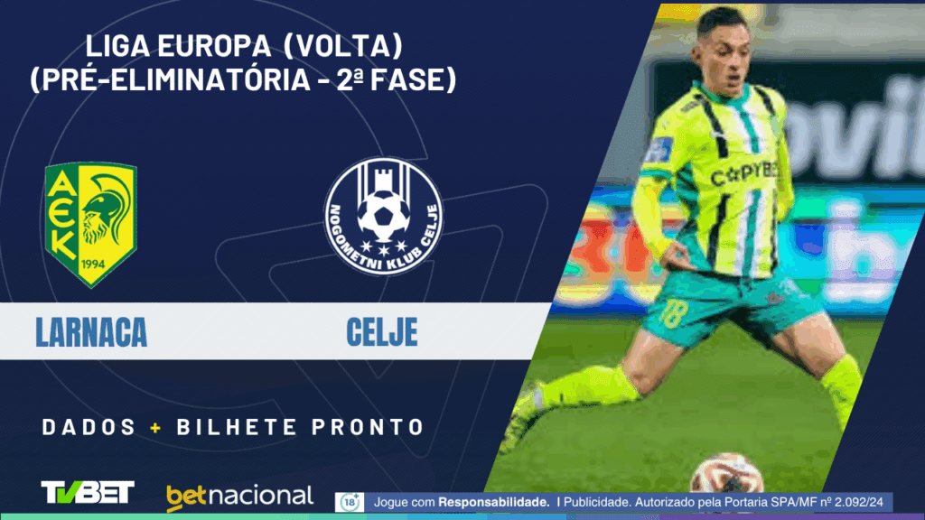 Larnaca x Celje (Liga Europa).