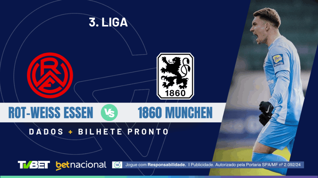 Essen x 1860 Munchen - 3.liga 2025/26