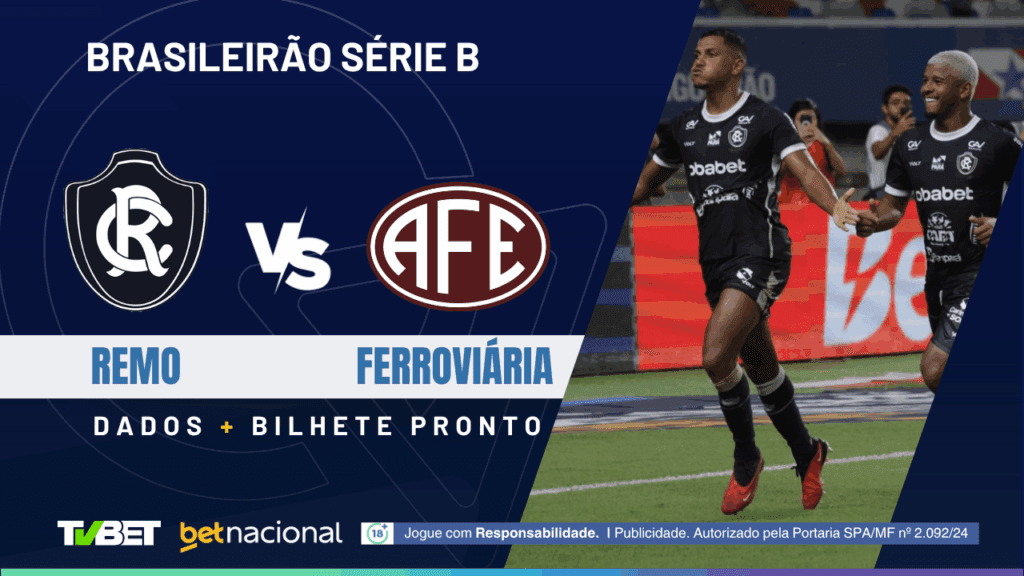 Remo x Ferroviária - Série B 2025
