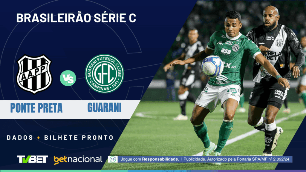 Ponte Preta x Guarani (Série C).