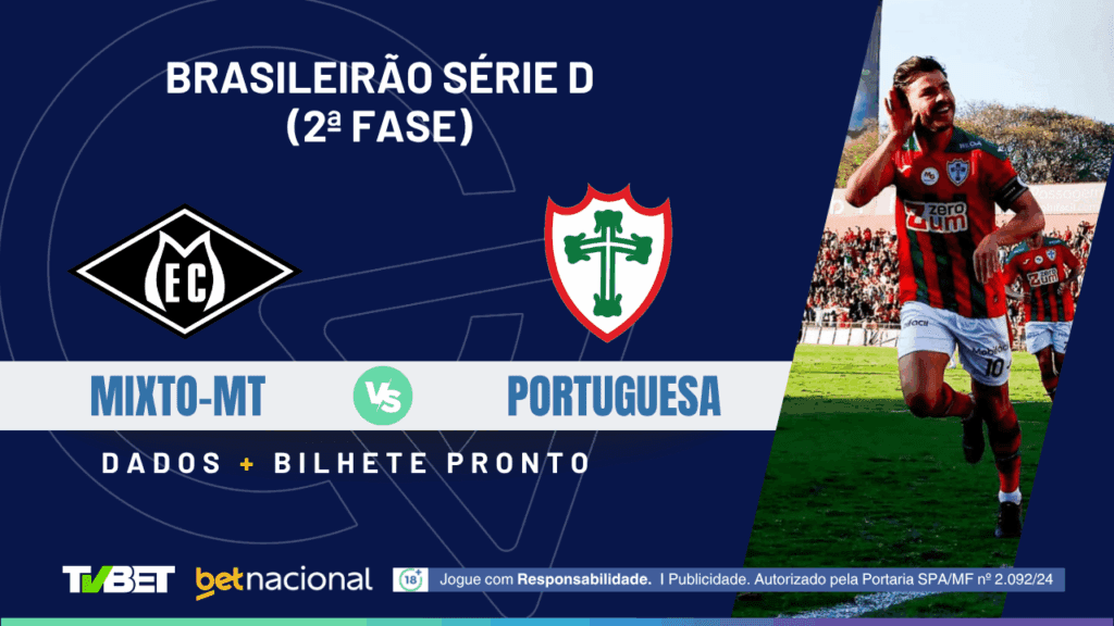Mixto-MT x Portuguesa - Série D 2025
