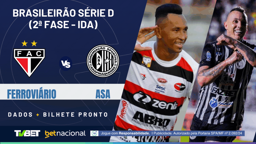 FERROVIÁRIO X ASA (SÉRIE D).