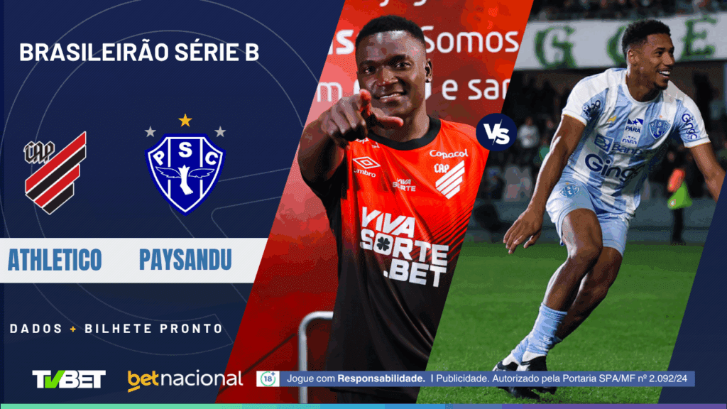 Athletico x Paysandu (Série B).